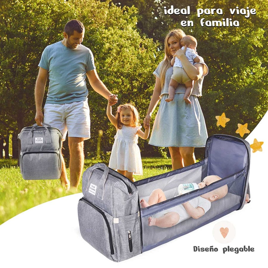 MOCHILA BOLSO MATERNAL CUNA BEBE