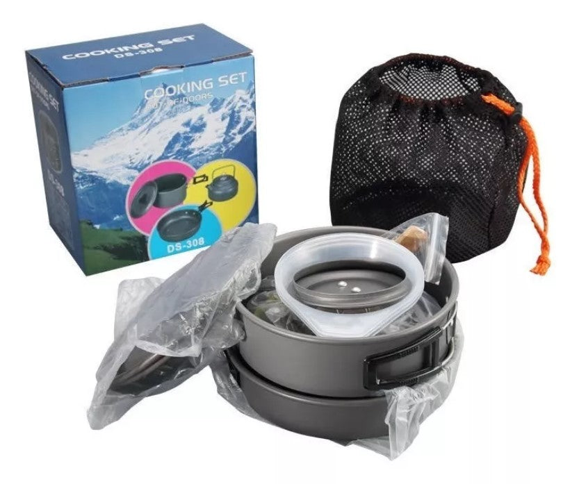 Set Ollas Outdoor Camping Cocinilla Uten