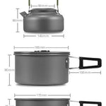 Set Ollas Outdoor Camping Cocinilla Uten